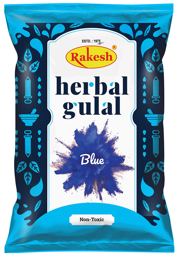 Blue Herbal Gulal 